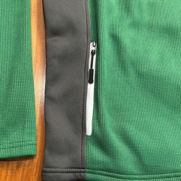 NWT NY NFL Jets Official Quarter-Zip Pullover Sweatshirt with Zipper Pockets M - Picture 4 of 12